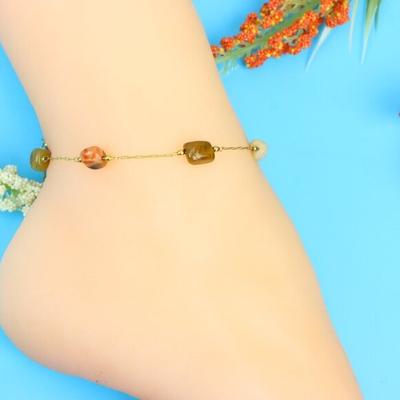 Elegant Handmade Anklet – Perfect for Women & Girls | Ideal Gift Option, DYC1619 - Picture 6 of 11